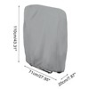 Unique Bargains Dustproof Outdoor Folding Chair Dust Cover 1pc - 2 of 4