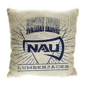 NCAA Northern Arizona Lumberjacks 26 x 26 Woven Tapestry Pillow - 1 of 4