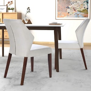 Luca Light Grey Fabric Dining Chair (Set Of 2) - 1 of 4