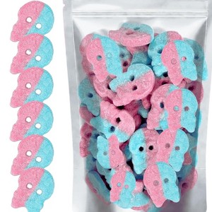 BUBS Swedish Giant Dizzy Skulls Taste of Bubble Gum Vegan, Gluten and Gelatin Free Soft & Chewy Sweet & Sour Candy - 1 of 4