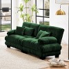 Modular Chenille 2 Seater Sofa with Bolster Arms and Extra Deep Cloud Seat, 94.4" Sectional for Living Room-3irtyhousy - 3 of 4