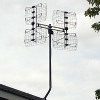 Antennas Direct 8-Element Bowtie UHF Outdoor HDTV Antenna, 70+ Mile Range, 4K 8K UHD NEXTGEN TV with All-Weather Mounting Hardware in Silver - 4 of 4