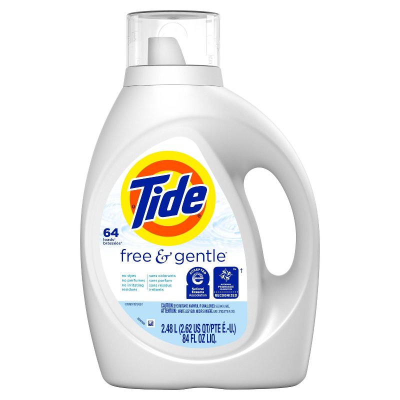 Tide Free Liquid Laundry Detergent - 84 fl oz, 3 of 14