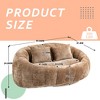 MOONMISS Giant Bean Bag Chair Couch, 57''W Oversized Bean Bag Sofa with Foam Filler, Lazy Loveseat Chair with 2 Pillows for Living Room - 3 of 4