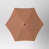 6' Round Outdoor Patio Market Umbrella with Black Pole - Room Essentials™ - 4 of 4