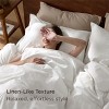 100% Washed Cotton Duvet Cover Minimalist Cotton Duvet Cover for All Seasons GentleSoft™ Plain Simple Bedding Set - 4 of 4