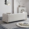 Kumasinova Modern Glam Tufted Sofa with Gold Accents, 66.9''W Velvet Chaise Lounge, Tufted Back with 2 Toss Pillows, Couches for Living Room - 2 of 4
