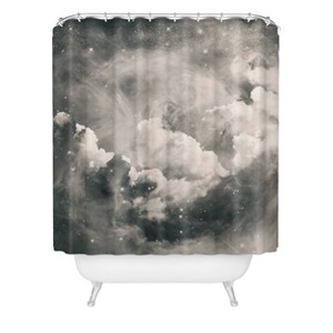 Find Me Among The Stars Shower Curtain - Deny Designs: 71x74, Polyester, Machine Washable, Non-Woven Fabric - 1 of 2
