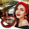 Unique Bargains Women's Stripes Elastic Cross Headwrap 1 Pc - 2 of 4
