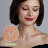 GILDED 1/2 CTTW Lab-Grown Diamond Solitaire Pendant, Sterling Silver, 18" Chain, Tarnish-Resistant, Ethical Jewelry, Gift-Ready for Women - 3 of 4