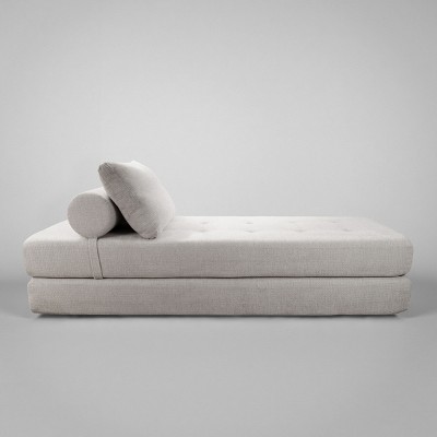 Art Leon Tufted Convertible Chaise Lounge Sofa