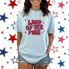 Simply Sage Market Women's Land Of The Free Retro Short Sleeve Garment Dyed Tee - 2 of 4