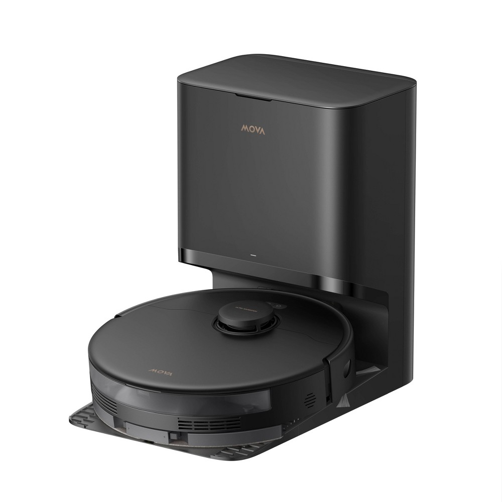 MOVA E30 Pro Plus Robotic Vacuum 10" Cleaning Path Black