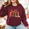 Simply Sage Market Hello Fall Cursive Block Sweatshirt - 2 of 4