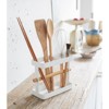Yamazaki Home - Utensil Holder - Steel + Wood - 3 of 4