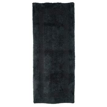 Hastings Home Bathroom Mats 24.5-in x 59.5-in Black and Tan Rubber Memory  Foam Bath Mat in the Bathroom Rugs & Mats department at