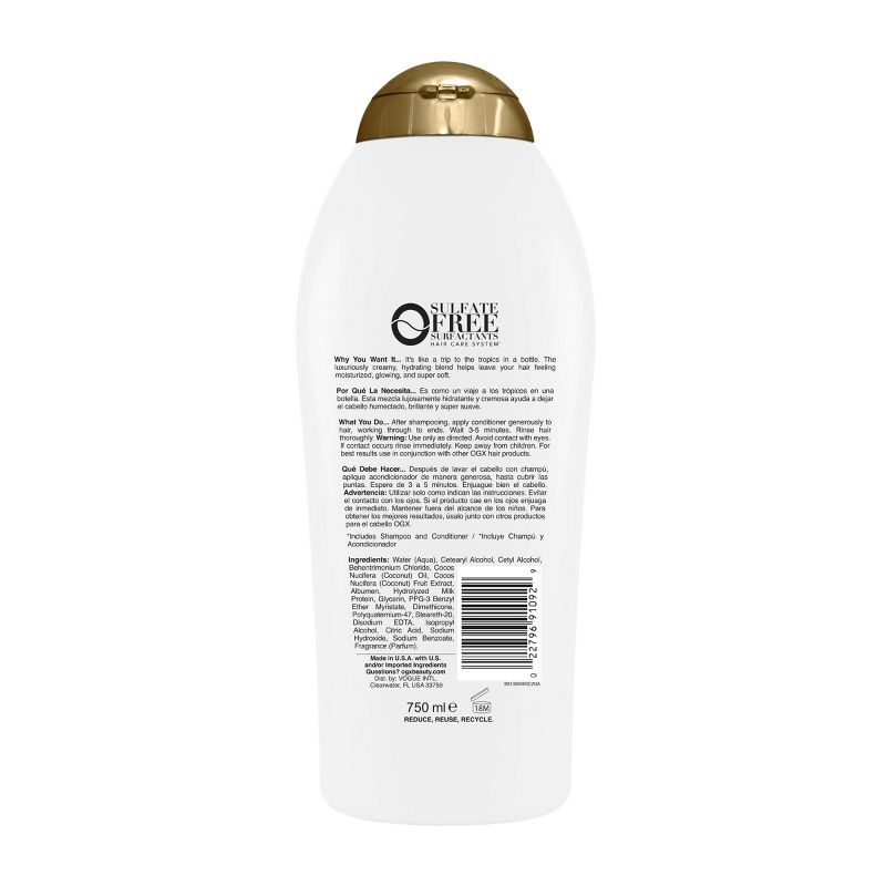 OGX Nourishing Coconut Milk Conditioner, 3 of 15