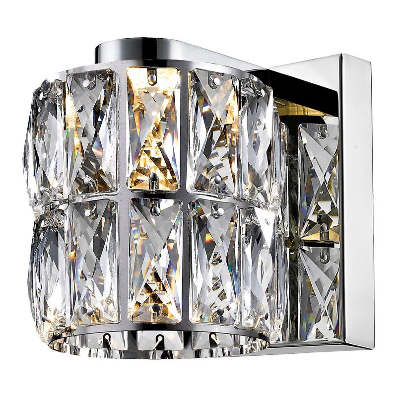 Access Lighting Ice 1 - Light Vanity in  Mirrored Stainless Steel, 1 of 2