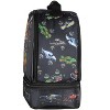 Intimo Monster Jam Grave Digger Megalodon Pirate's Curse Dual Compartment Lunch Box Bag Black - image 3 of 4