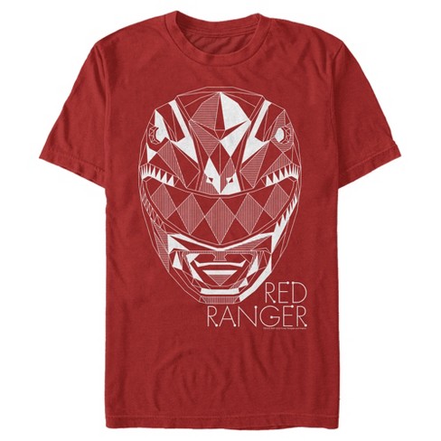 Red ranger t store shirt