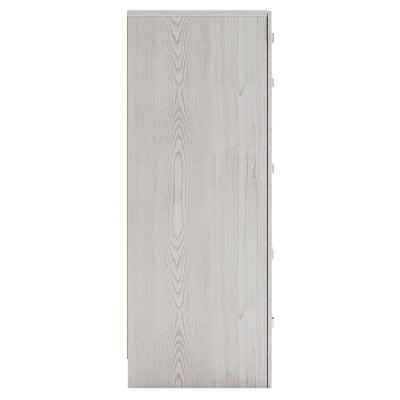 White Pearlized 6-Drawer Glam Double Dresser