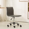 NicBex Home Office Chair with Rotatable Modern Adjustable Height Faux Leather Computer Chair with 5 Wheels for Office, Study, Bedroom - 3 of 4