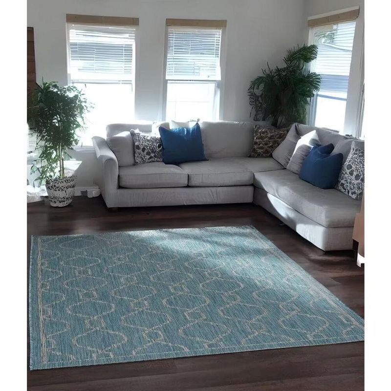 Area Rug Modern Abstract Area Rug Ultra-Thin Moroccan Area Rug Non-Slip Non Shedding Area Rug Low-Pile Indoor OutdoorThrow Rug, 3 of 9