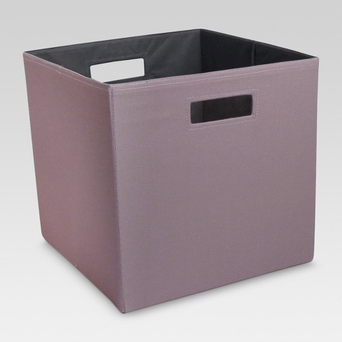 Fabric Cube Storage Bin (13") - Threshold™ in Lavender