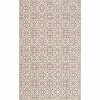 Washable Rug Vintage Floral Low Pile Rustic Carpet Foldable Non Slip Floor Mat for Patio Deck Balcony Dining Room, Rust - 3 of 4