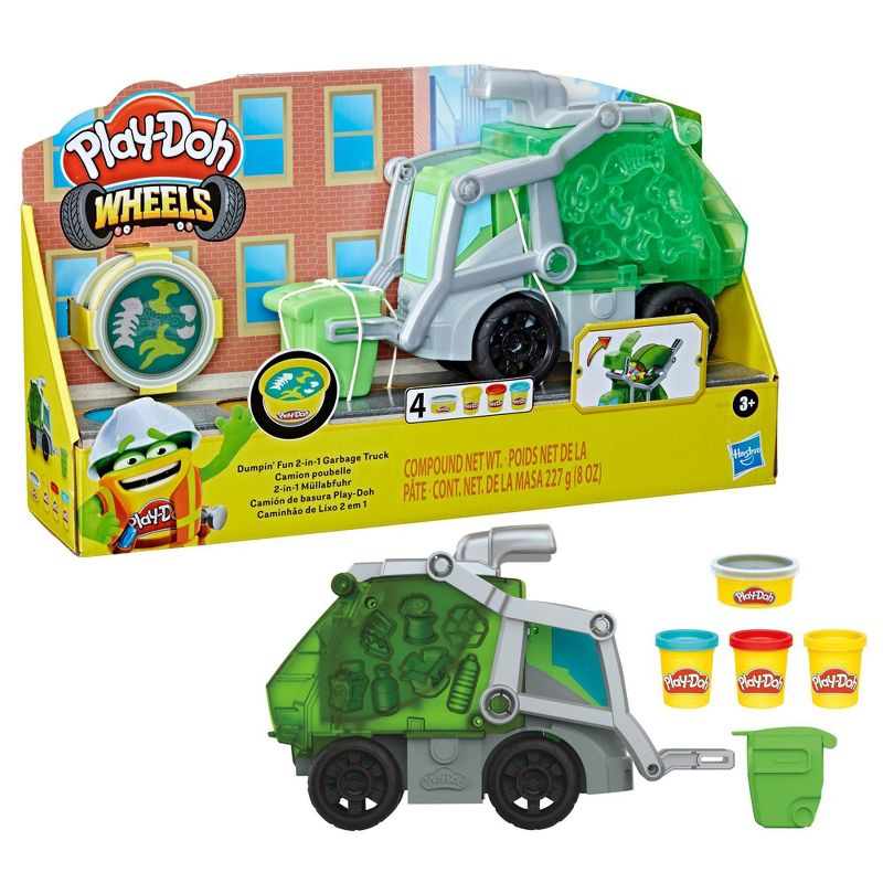Play-Doh Wheels Dumpin&#39; Fun 2-in-1 Garbage Truck, 4 of 11