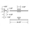 Access Lighting Float 1 - Light Vanity in  Matte Black - 2 of 2