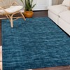 Modern Solid Large Living Room Area Rug, Soft Washable Low Pile Throw Carpet for Bedroom Dining Room - 2 of 4