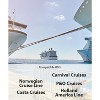 Greatshield 8x Cruise Luggage Tag Holder + 4x ID Badge Holder with Lanyard, for Princess, Carnival, Holland American, and Norwegian Cruise Line - 2 of 4