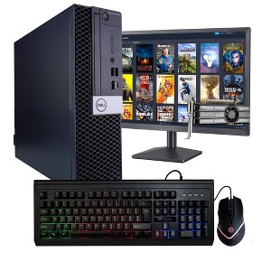 Dell Prebuilt Gaming Desktop | Intel i5 + GeForce GT 1030 2GB GPU | 1080p Gaming PC | 16GB DDR4 | 1TB SSD | Win 11 | Manufacturer Refurbished - 1 of 4