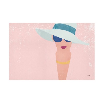 30" x 47" Moira Hershey 'Fashion Forward' Unframed Wall Canvas - Trademark Fine Art