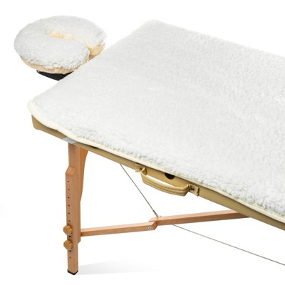 Saloniture Fleece 1/2 Thick Massage Table Pad & Face Cradle Set