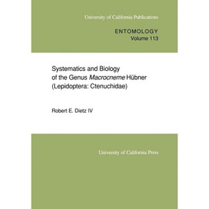Systematics and Biology of the Genus Macrocneme Hubner (Lepidoptera: Ctenuchidae) - (Uc Publications in Entomology) by  Dietz (Paperback) - 1 of 1