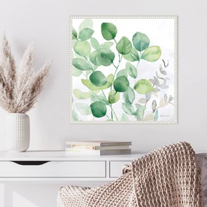 Amanti Art Eucalyptus Leaves II by Cynthia Coulter Framed Canvas Wall Art Print - 1 of 4