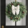 16" Christmas Jumbo Cable Knit Bow Decor White - Wondershop™ - 2 of 3