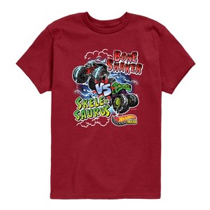 Boys' - Hot Wheels - Bone Shaker Vs Skelesaurus -Youth Short Sleeve Graphic T-Shirt Short Sleeve Graphic T-Shirt - 1 of 3