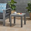 NicBex Modern Aluminum Outdoor End Table Outdoor Side Table, Outdoor Coffee Table Patio Table Small Table Outdoor Table for Backyard, Balcony, Porch - 4 of 4