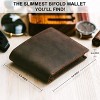 Top Grain Leather Wallet for Men | RFID Blocking | Extra Capacity Bifold Wallet with 2 ID Windows - 4 of 4