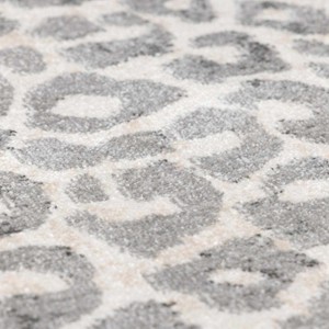 Hauteloom Beige Liversedge Leopard Print Area Rug - 1 of 4