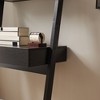 KTMBDW Ladder Shelf, Bookshelf Bookcase, Freestanding Corner Storage Shelve with Drawer for Home Office, Living Room, Bedroom, 5-Tier, Black - 3 of 4