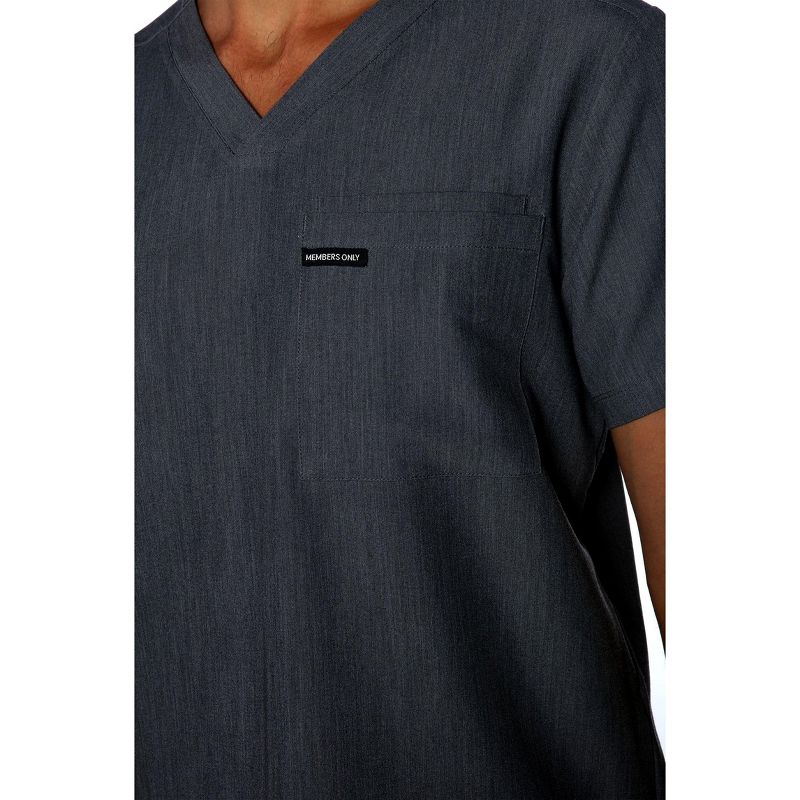 Members Only Brighton 3-Pocket Scrub Top for Men, 5 of 6