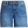 Lands' End Women's Recover Mid Rise 7" Jean Shorts - 3 of 4