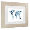Trademark Fine Art Michael Tompsett Dinosaur World Map Matted Framed Art - 3 of 4
