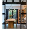 Urban Ambiance Luxury Modern Indoor Chandelier,  28-1/4''H x 30"W x 30''D,  Matte Black Finish, UHP4565 - 2 of 4