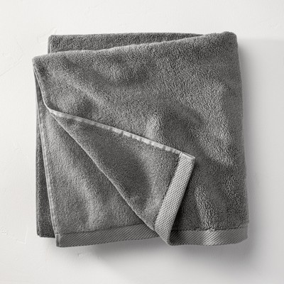 Organic Bath Towel Dark Gray - Casaluna™