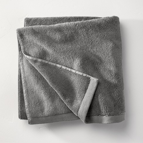 Certified Organic Cotton 6-Piece Bath Towel Set - Dark Gray